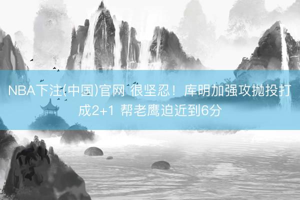 NBA下注(中国)官网 很坚忍！库明加强攻抛投打成2+1 帮老鹰迫近到6分