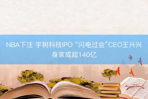 NBA下注 宇树科技IPO “闪电过会”CEO王兴兴身家或超140亿